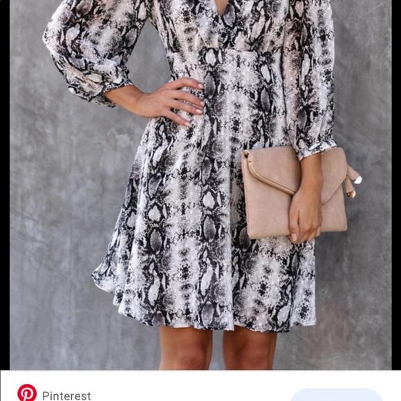 Python Print Dress - Picture 2 of 7